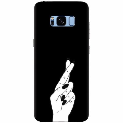 Husa silicon pentru Samsung S8 Plus, Finger Cross foto