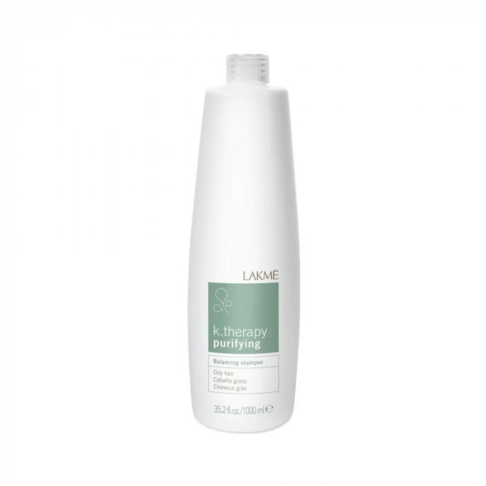 Sampon pentru par gras, Lakme K.Therapy, Purifying shampoo, 1000ml