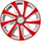 SET 4 CAPACE DRIFT EXTRA RED/SILVER R14
