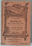 T- Al. I Odobescu - Motii - Rascoala romanilor ardeleni 1784-1785 / Curcanii - Luarea Rahovei, Biblioteca pentru toti, anii 20