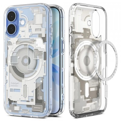 Husa MagSafe pentru Apple iPhone 17, Spigen, Ultra Hybrid Zero One, Bej foto