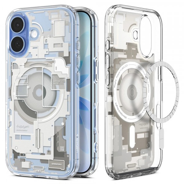 Husa MagSafe pentru Apple iPhone 17, Spigen, Ultra Hybrid Zero One, Bej