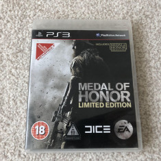 Joc PS3 Medal of HONOR Limited edition