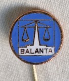 BALANTA intreprindere Sibiu - insigna din anii 1970 ( Republica Socialista Romania)