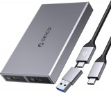 Carcasă SSD M.2 NVMe Dual-Bay ORICO, adaptor USB C la M2 pentru M Key PCIe 2230/, Oem