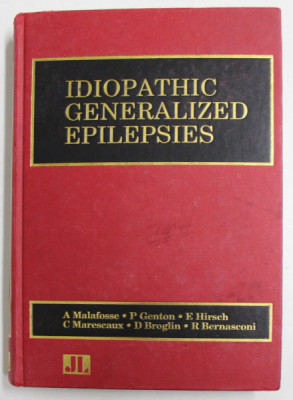 IDIOPATHIC GENERALIZED EPILEPSIES by A. MALAFOSSE ...R. BERNASCONI , 1994 foto