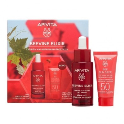 Ser Apivita Promo Beevine Elixir 30ml și Cremă de față Bee Sun Safe Anti-pete și Anti-&amp;Icirc;mbătr&amp;acirc;nire 15ml foto