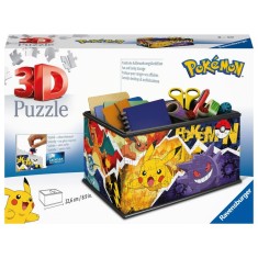 Ravensburger - Puzzle 3D cutie depozitare Pokemon 216 piese