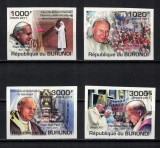 BURUNDI 2011 - Oameni celebri, Papa IoanPaul II MNH, Nestampilat