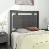 VidaXL Tăblie de pat, gri, 95,5x4x100 cm, lemn masiv de pin