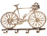 Cuier bicicleta din otel auriu LUP142