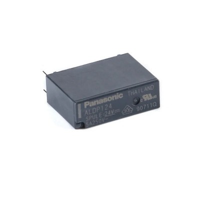 Releu electromagnetic 24VDC 5A SPST-NO THT ALDP124W foto