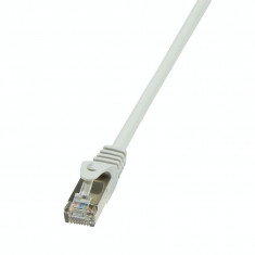 Cablu F/UTP Logilink Patchcord Cat 5e 15 m Gri foto