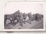 Bnk foto Militari cu cai - anii `40, Alb-Negru, Romania 1900 - 1950, Militar