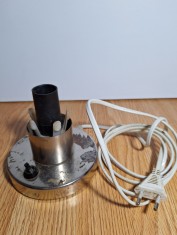 Lampa veche, veioza romaneasca marca Gutilux anul 1975, ideala pentru restaurat foto