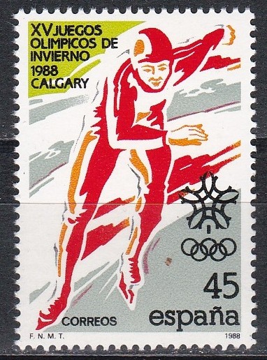 Spania 1988 - Jocurile Olimpice de iarnă - Calgary, Canada, MNH