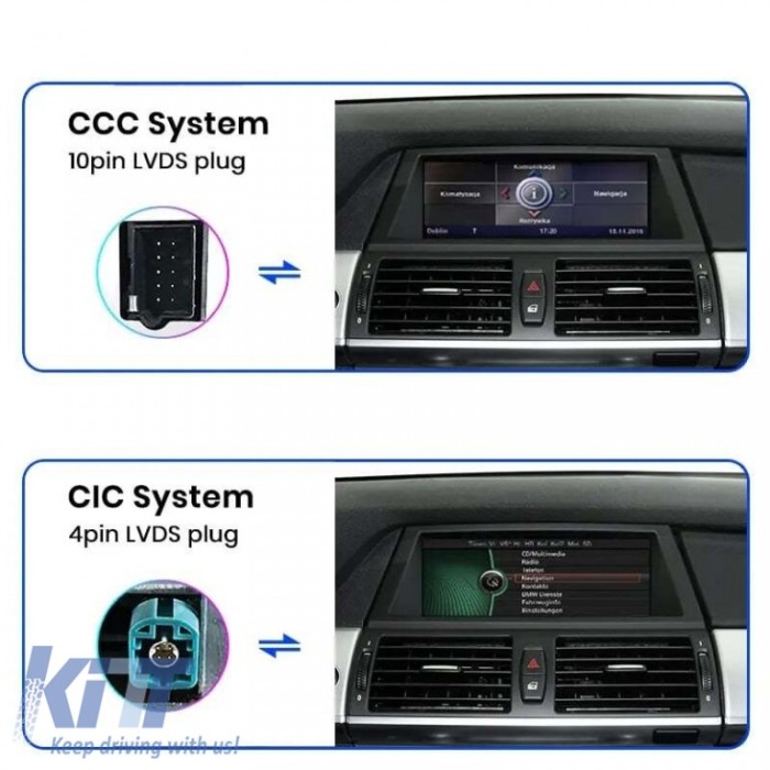 Navigatie Dedicata BMW X5 E70 X6 E71 (2007-2010), 10.33 Inch, 8Gb Ram, 128Gb Stocare, Carplay Performance AutoTuning