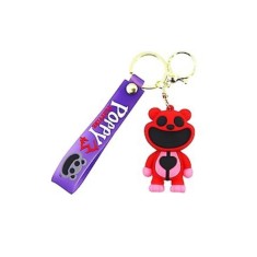 Breloc figurină Creaturi Z&acirc;mbitoare, Bobby BearHug, roșu, 8cm