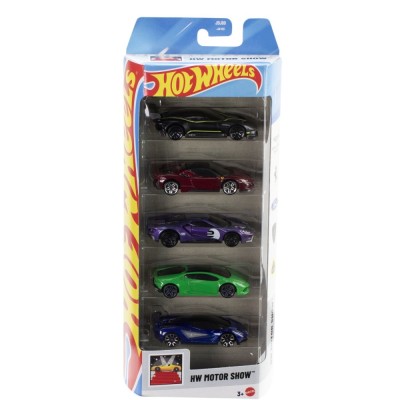 SET 5 MASINI HOT WHEELS HW MOTOR SHOW SuperHeroes ToysZone foto