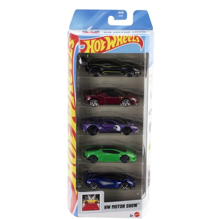 SET 5 MASINI HOT WHEELS HW MOTOR SHOW SuperHeroes ToysZone