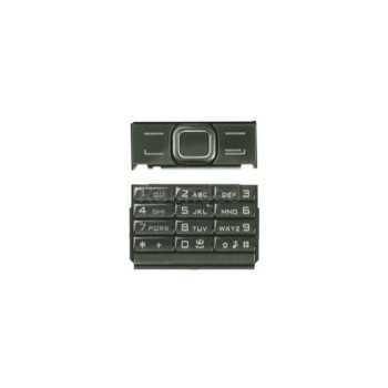 Set tastatură 8800Arte Carbon Gri Latin