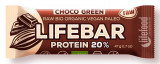 Baton cu ciocolata si proteine raw Lifebar Bio, 47g, Lifefood