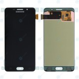 Samsung Galaxy A5 2016 (SM-A510F) Modul display LCD + Digitizer negru GH97-18250B