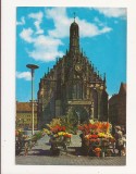 FG3 - Carte Postala -GERMANIA -Nurnberg, Frauenkirche, circulata, Fotografie