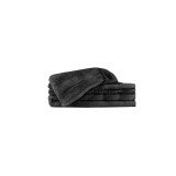 Prosop Baie Bumbac Negru 50x90 cm Pufos Moale Sepio - Calitate Superioara, Absorbant