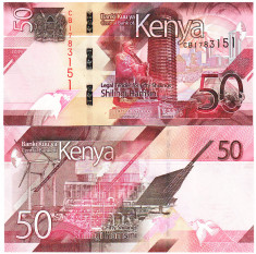 Kenya 50 Shilings 2019 P-52 UNC foto