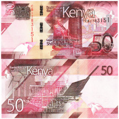 Kenya 50 Shilings 2019 P-52 UNC