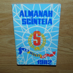 ALMANAH SCANTEIA ANUL 1982