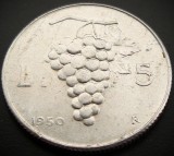 Cumpara ieftin Moneda istorică 5 LIRE - ITALIA, anul 1950 * cod 1630, Europa, Aluminiu