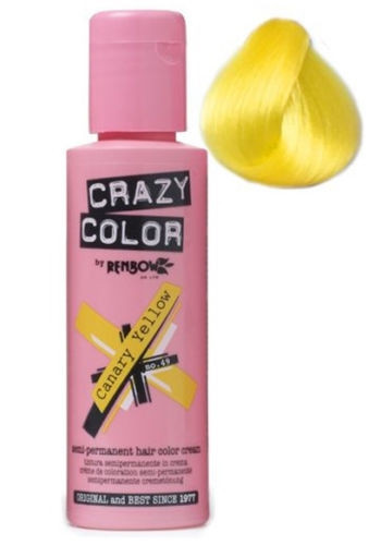 Crazy Color vopsea nuantatoare semipermanenta 100 ml - yellow nr.49