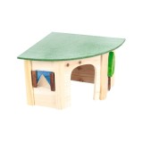 CASUTA DIN LEMN PENTRU ROZATOARE FLAMINGO ECCO CORNER