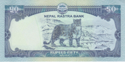 Bancnota Nepal 50 Rupii 2019 - P79 UNC foto