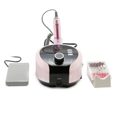Pilă electrică pentru manichiură și pedichiură BS - 619 Bee Nails, 45000 rotații 65w, roz