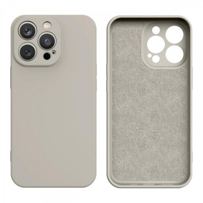Husa pentru Samsung Galaxy A14 A145 / A14 5G A146, OEM, Pure Silicone, Bej foto
