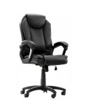Scaun directorial OFF 356, piele ecologica perforata, inaltime ajustabila, mecanism de balans, robust, 110 kg