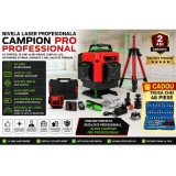 Nivela laser profesionala Campion PRO Professional cu trepied, 16 linii 4x360 grade, display LCD, autonomie extinsa + Trusa chei 46 piese Cadou