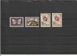 ROMANIA 1956 LP 413 LP 413 a INSECTE DAUNATOARE CU EROARE SERIE MNH NESTAMPILATA, Nestampilat
