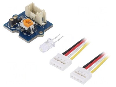 Modul LED Grove Interface Alb 3.3-5V foto