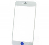 Geam Sticla + OCA + Rama iPhone 6 Plus (5.5 inch) Alb / White - Display Reparatie