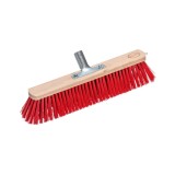 Mătură cu suport lemn elastan roșu 40 cm pentru suprafețe mari fără coadă