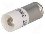 Lampă LED albă S5,7s 24VDC 24VAC CML INNOVATIVE TECHNOLOGIES