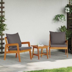 vidaXL Set bistro Maro 45 x 45 x 38cm Lemn masiv de acacia