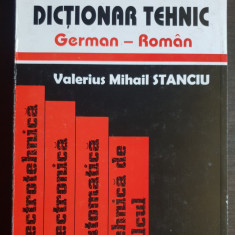 Dicționar tehnic german-român - Valerius Mihail Stanciu