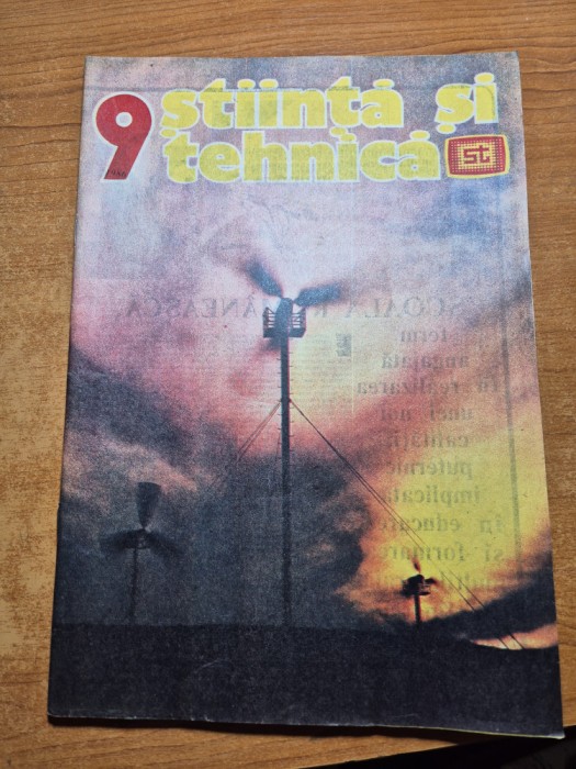 stiinta si tehnica septembrie 1986