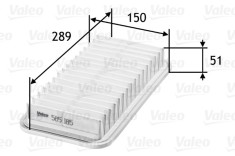 VALEO 585185 Filtru aer