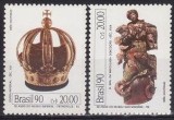 C428 - Brazilia 1990 - Muzeul Imperial 2v. ,neuzat,perfecta stare